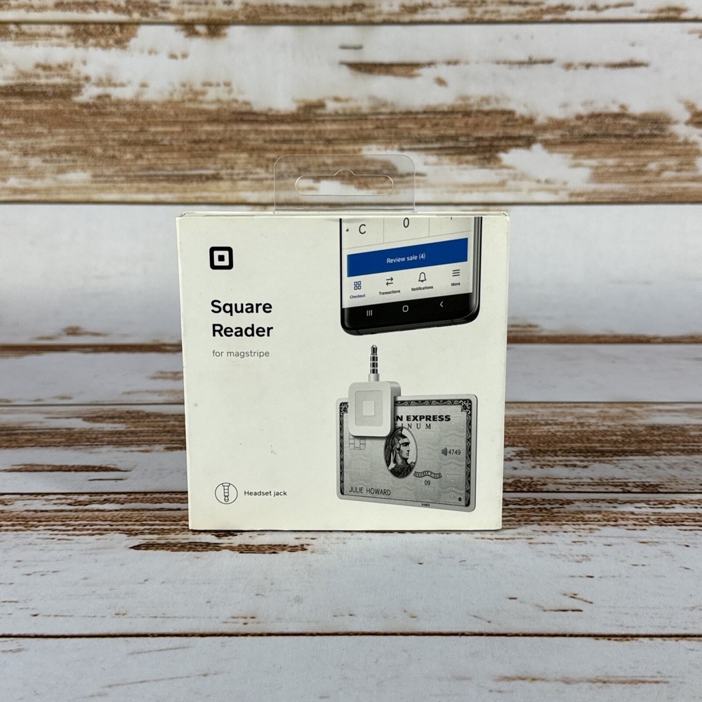 Square Reader for Magstripe with Headset Jack POS Credit Card Reader New Box